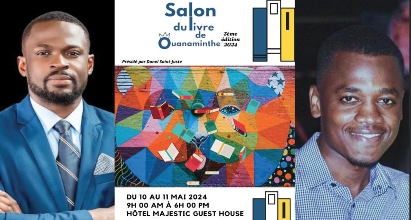 Salon du Livre de Ouanaminthe : Donel Saint-Juste & Jean-Richardly Pierre, deux jeunes investisseurs dans la culture en Haïti